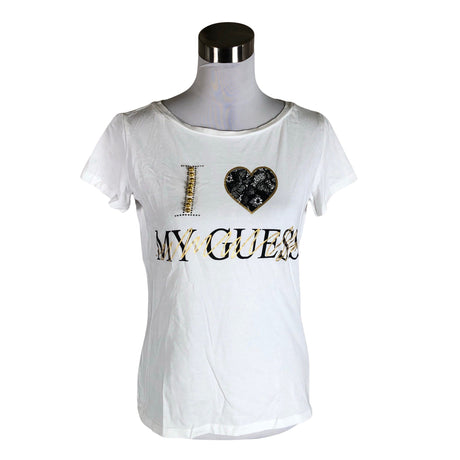 Unisex Guess - T-shirt, size 40 - Natural white ()