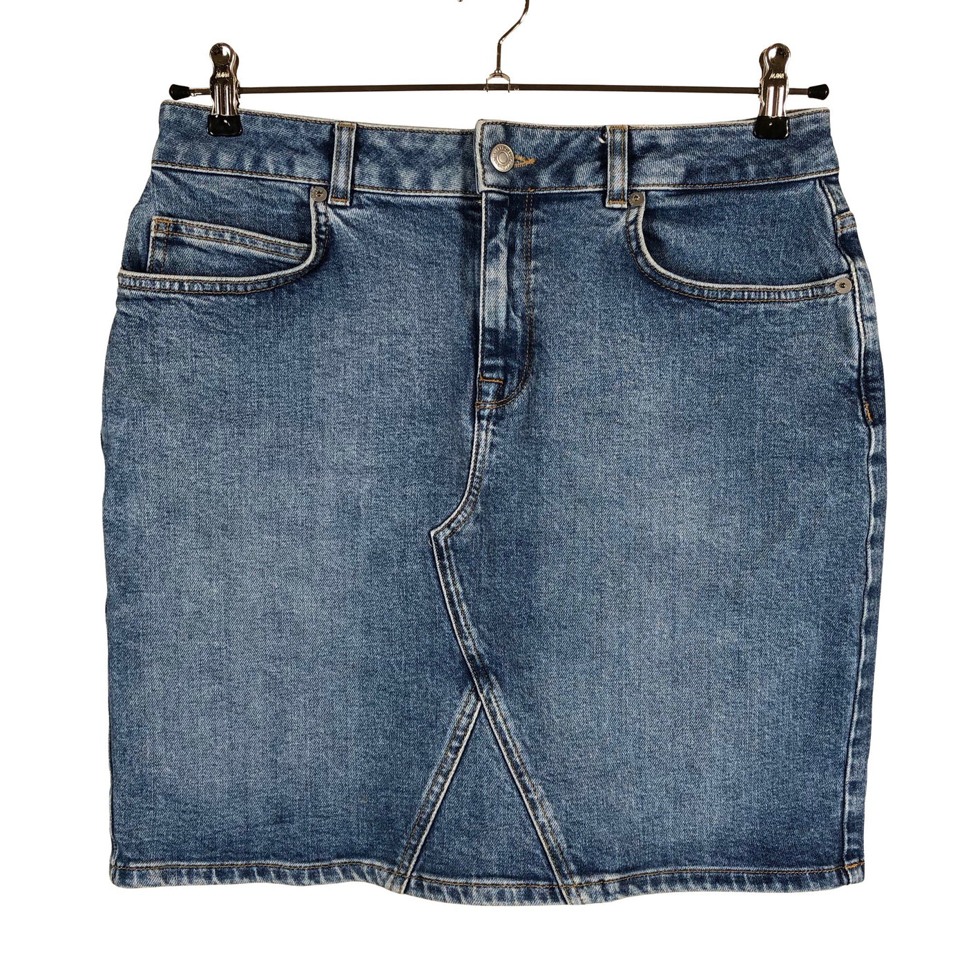 Unisex Selected - Denim skirt, size 40 - Blue (1)