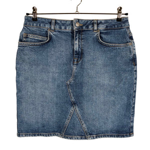 Unisex Selected - Denim skirt, size 40 - Blue (1)