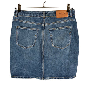 Unisex Selected - Denim skirt, size 40 - Blue (2)