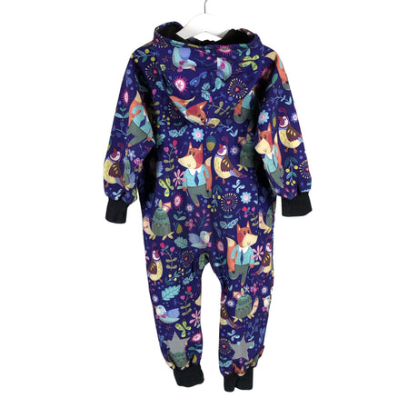 Unisex iELM - Soft shell jumpsuit, size 92 - 98 - Violet (2)