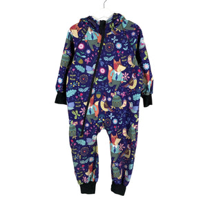 Unisex iELM - Soft shell jumpsuit, size 92 - 98 - Violet (1)