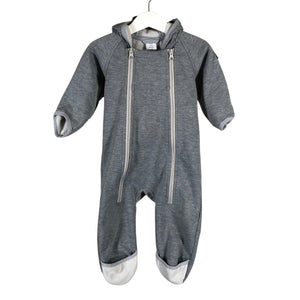 Unisex Polarn O. Pyret - Windfleece jumpsuit, size 68 - 74 - Gray (1)