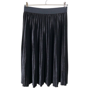 Unisex Lindex - Pleated skirt, size 38 - Black (1)