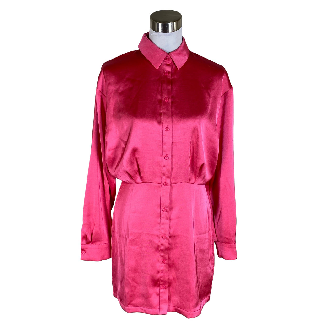 Unisex Samsoe&Samsoe - Schiffon dress, size 38 - Pink (1)