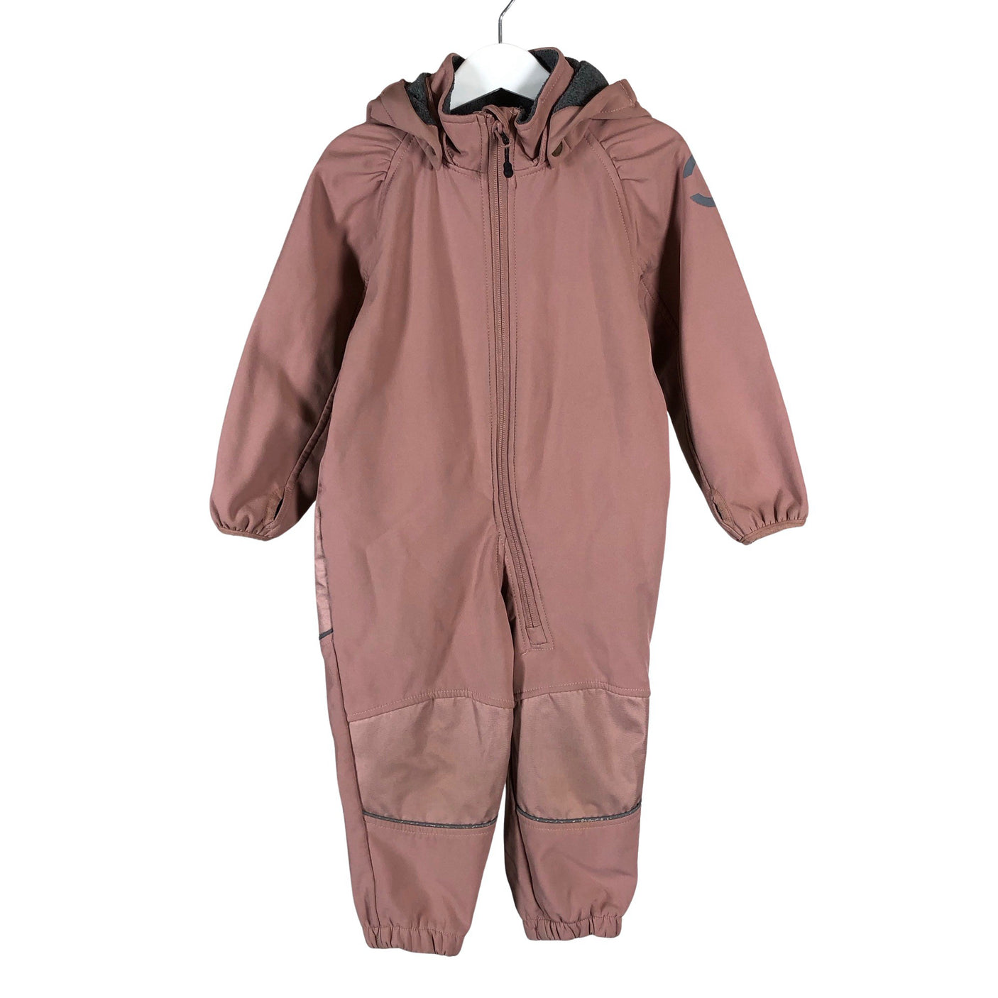 Unisex mikk -line - Soft shell jumpsuit, size 86 - 92 - Light pink (1)