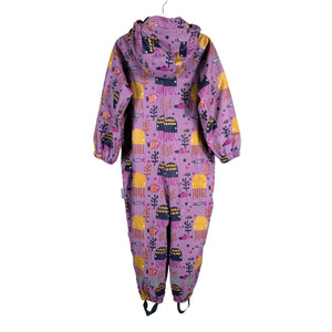 Unisex Jonathan - Rain overall, size 104 - 110 - Violet (2)
