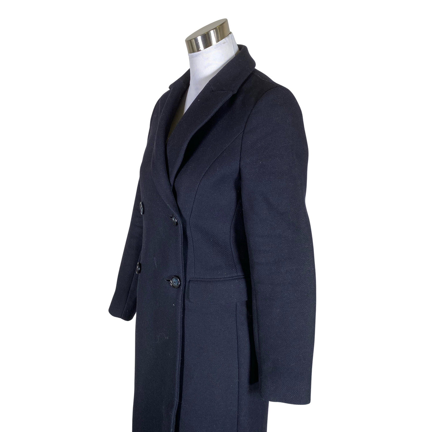 Unisex Massimo Dutti - Wool coat, size 36 - Blue (3)