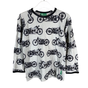 Unisex Naperonuttu - Tricot shirt, size 122 - 128 - Gray (1)