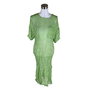 Unisex American Vintage - Schiffon dress, size 38 - Green (1)