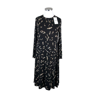 Unisex Taifun - Tricot dress, size 44 - Black (1)