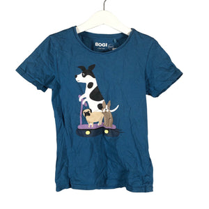 Unisex Bogi - T-shirt, size 128 - 134 - Blue (1)