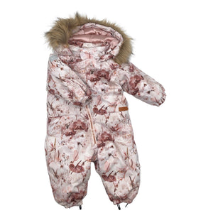 Unisex Gugguu - Winter overall, size 62 - 68 - Light pink (1)