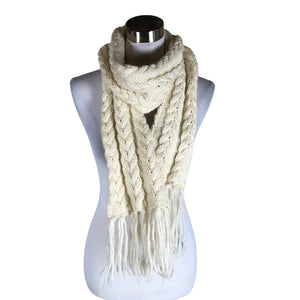 Unisex Global - Scarf, size Midi - Natural white (1)