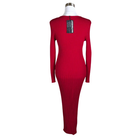 Unisex Marimekko - Knit dress, size 38 - Red (2)