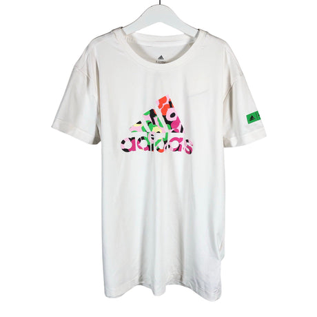 Unisex Adidas - Sports shirt, short sleeve, size 146 - 152 - White ()
