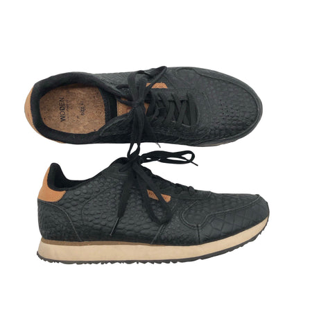 Unisex Woden - Casual sneakers, size 40 - Black ()