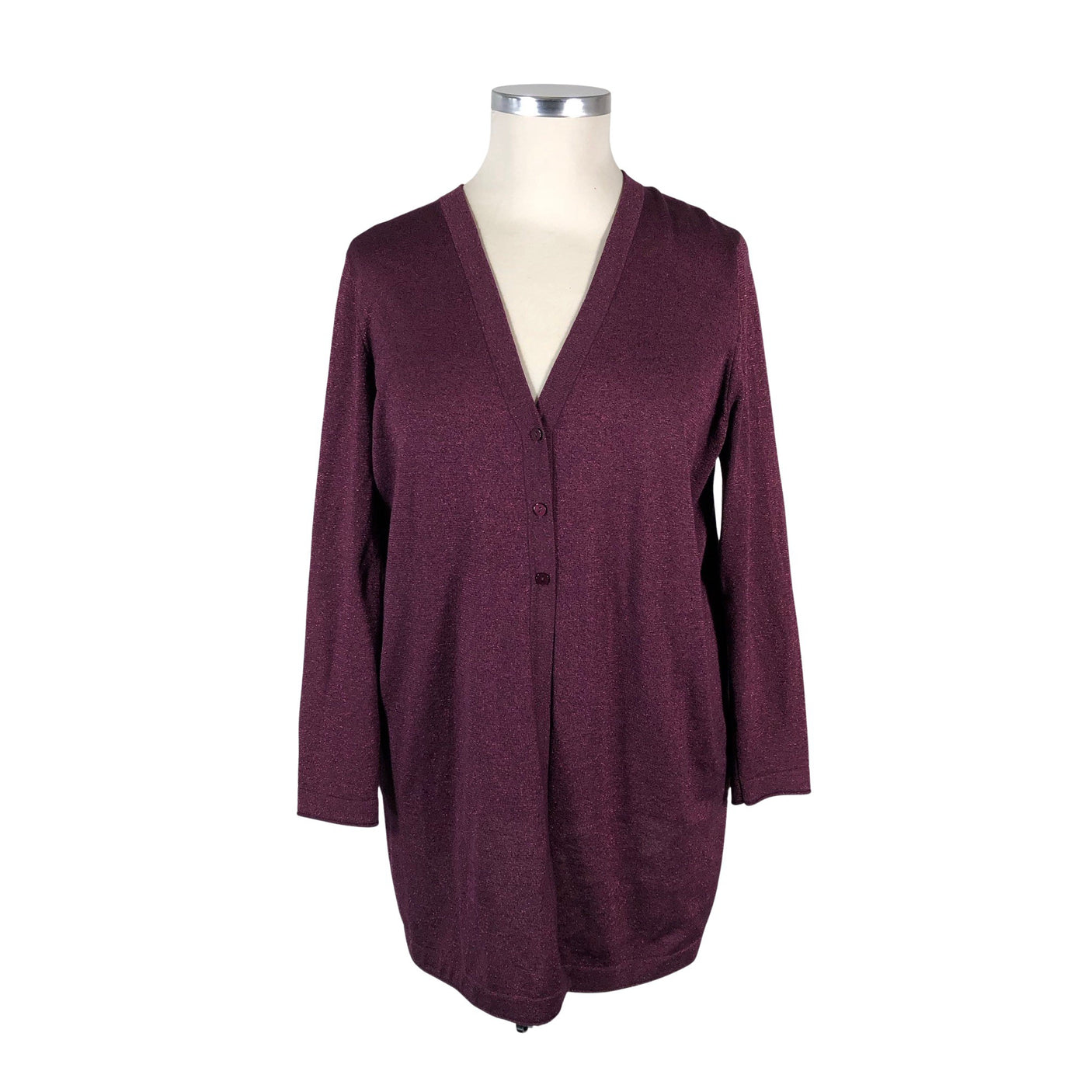 Unisex Gerry Weber - Cardigan, size 44 - Wine red (1)