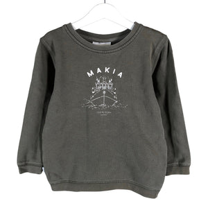 Unisex Makia - Sweatshirt, size 110 - 116 - Green (1)