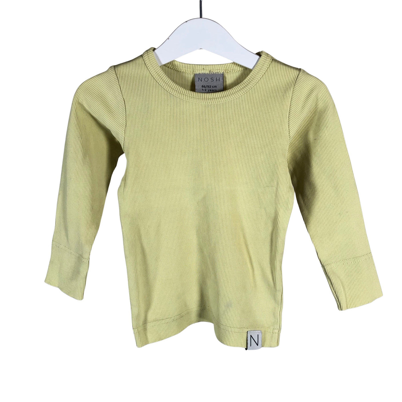 Unisex NOSH - Tricot shirt, size 86 - 92 - Yellow (1)