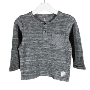Unisex Name It - Tricot shirt, size 86 - 92 - Gray (1)