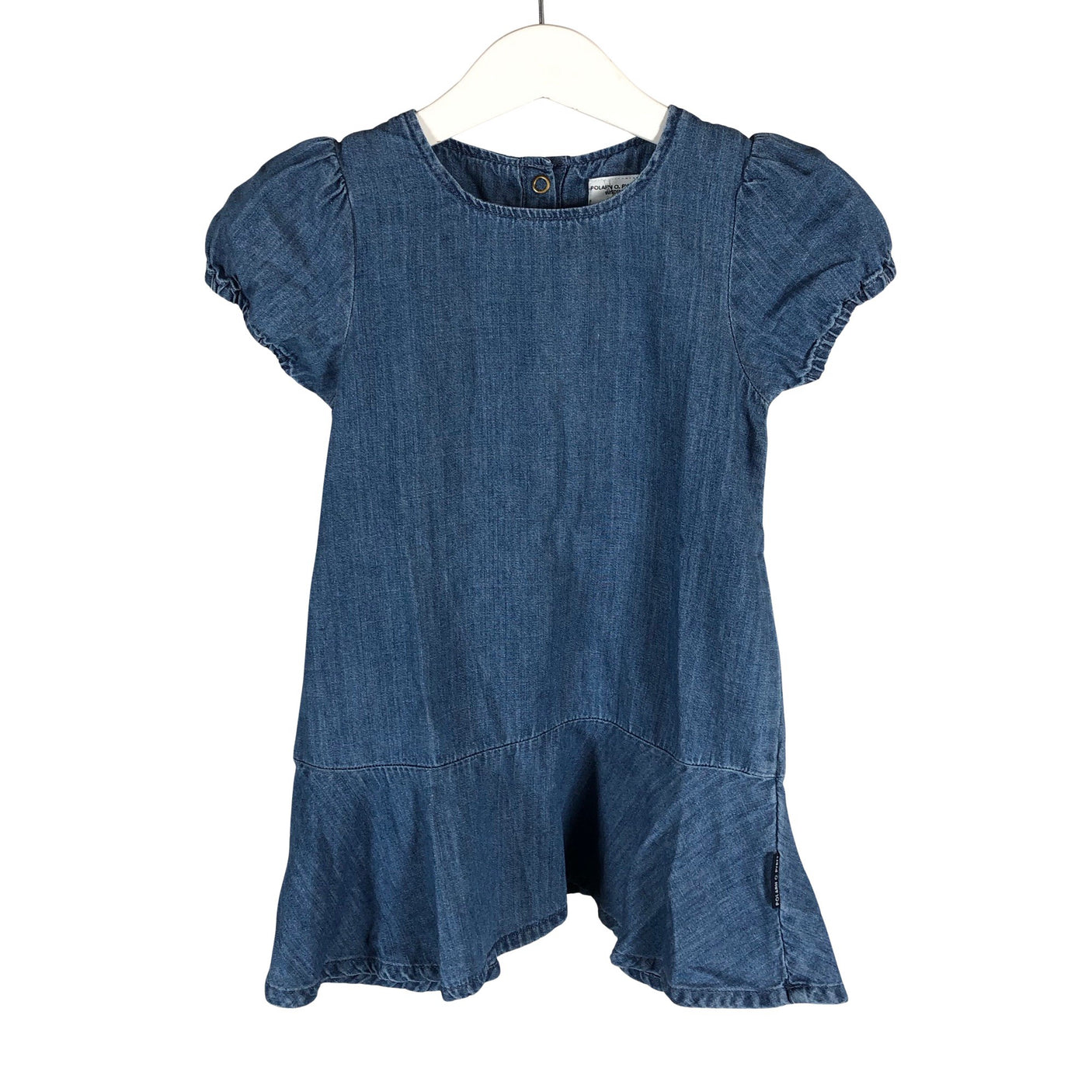 Unisex Polarn O. Pyret - Denim dress, size 86 - 92 - Blue (1)