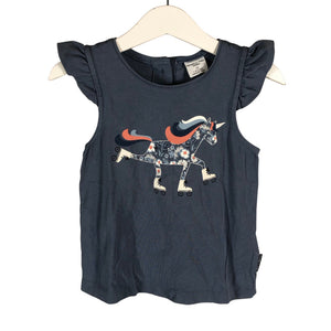 Unisex Polarn O. Pyret - Tricot tank top, size 86 - 92 - Light blue (1)