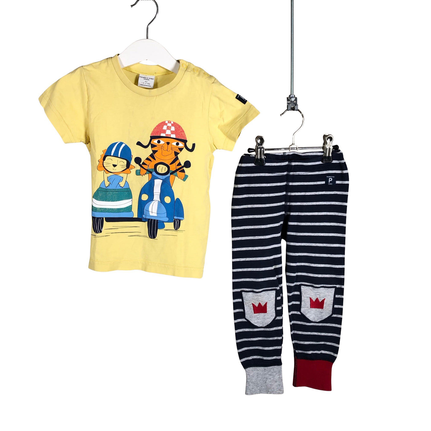 Unisex Polarn O. Pyret - T-shirt, size 86 - 92 - Yellow (1)
