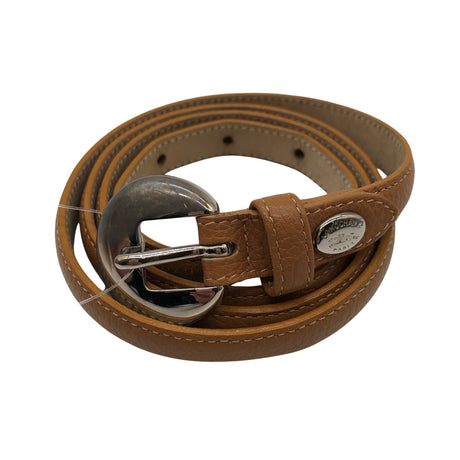 Unisex Longchamp - Leather belt, size No size - Brown ()