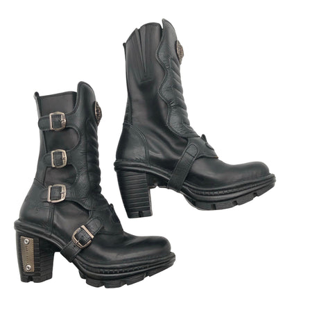 Unisex New Rock - Boots, size 38 - Black ()