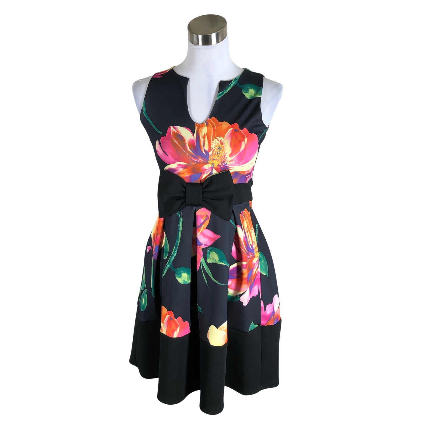 Unisex Evita - Tricot dress, size 36 - Black (1)
