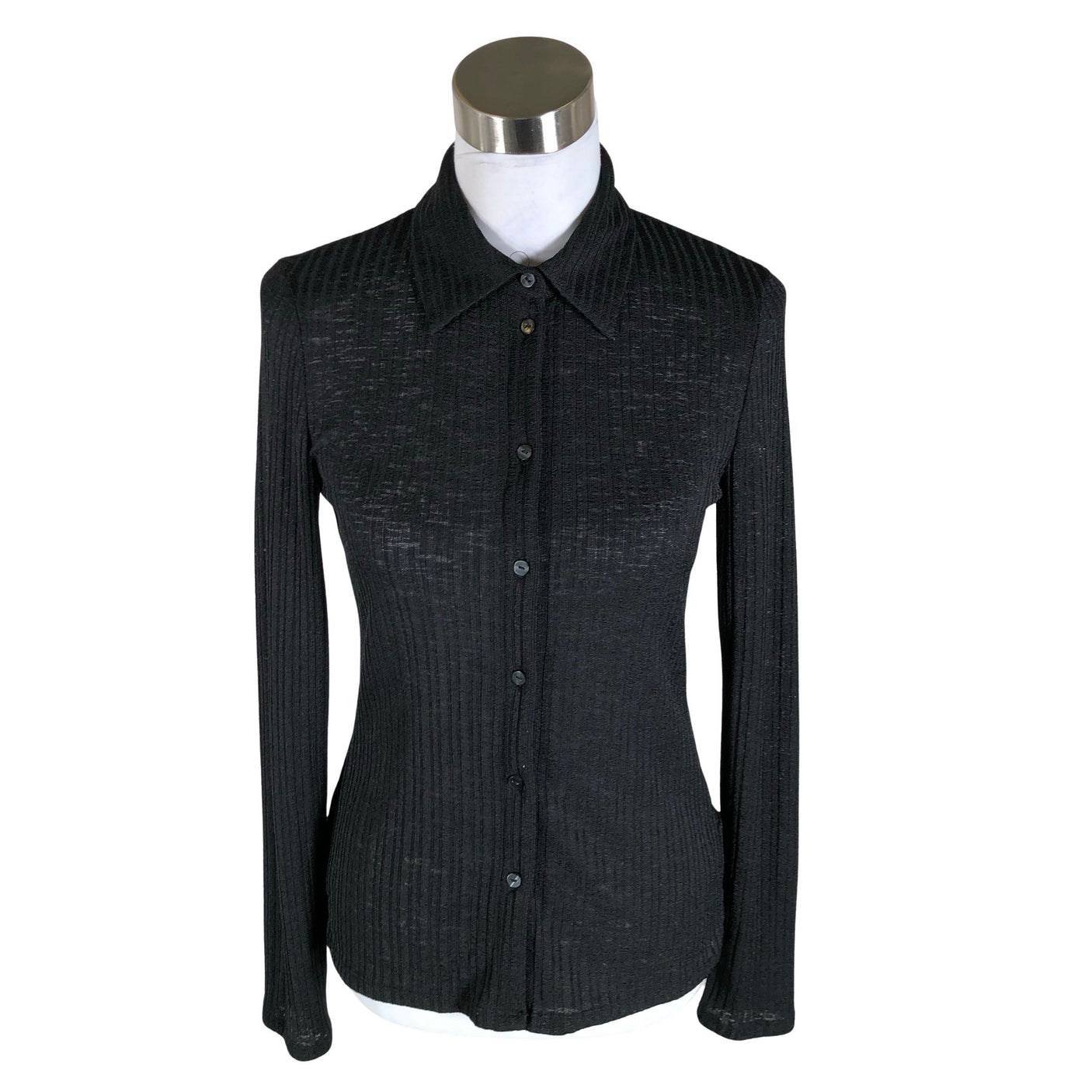 Unisex Lindex - Blouse, size 38 - Black (1)