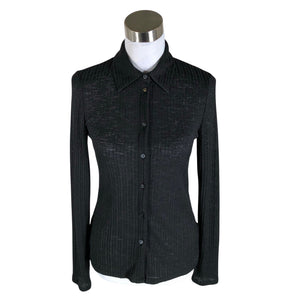 Unisex Lindex - Blouse, size 38 - Black (1)