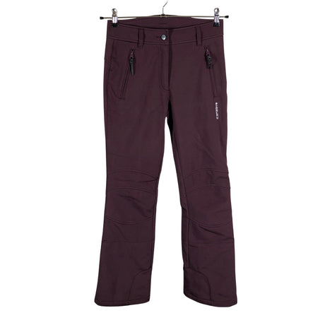 Unisex Icepeak - Softshell pants, size 36 - Wine red ()