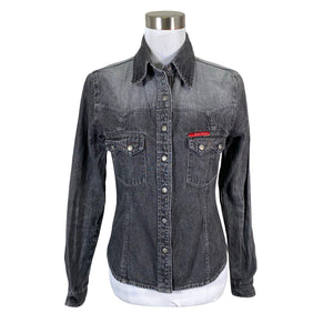 Unisex Lee Cooper - Denim shirt, size 36 - Gray (1)