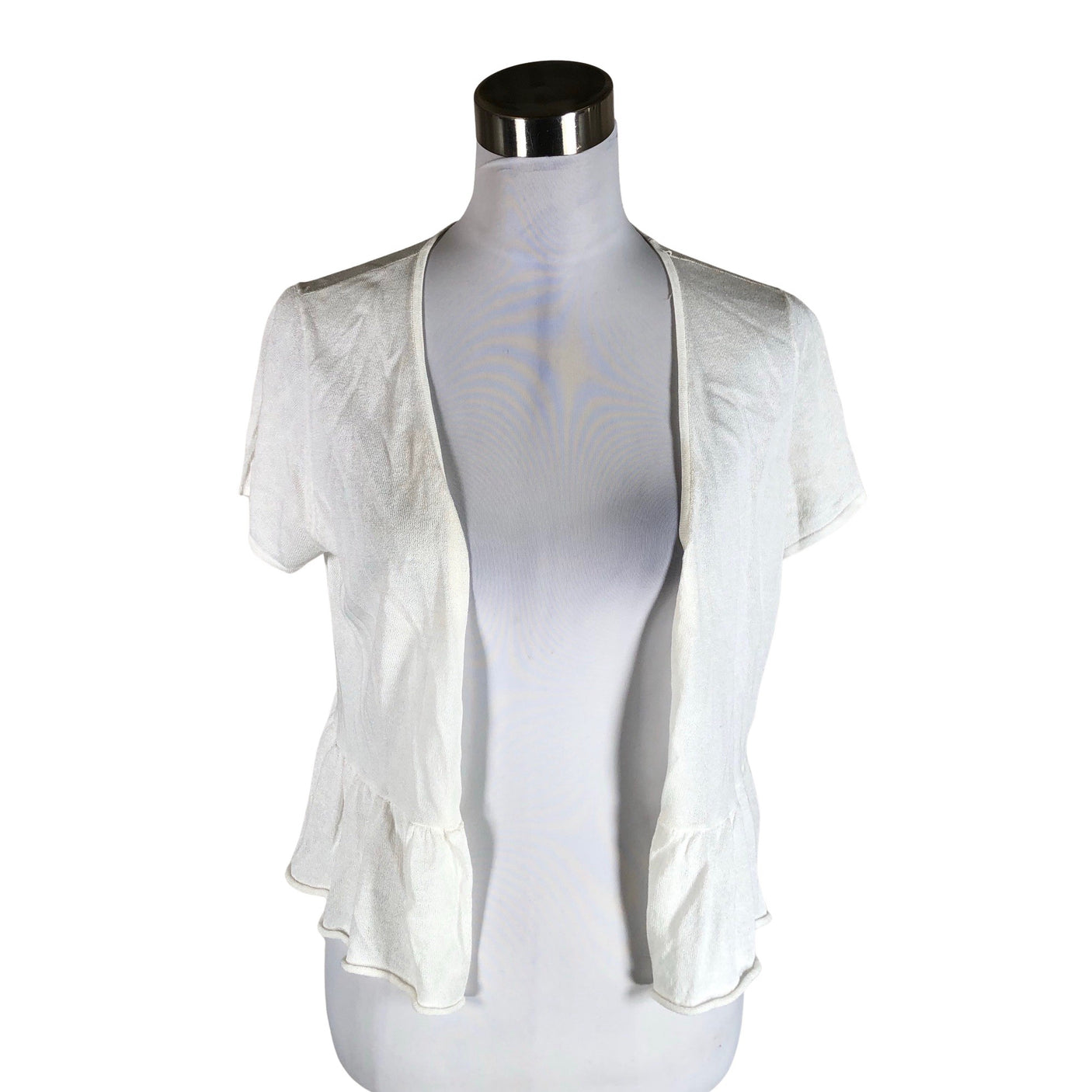 Unisex Cream - Cardigan, size 36 - White (1)