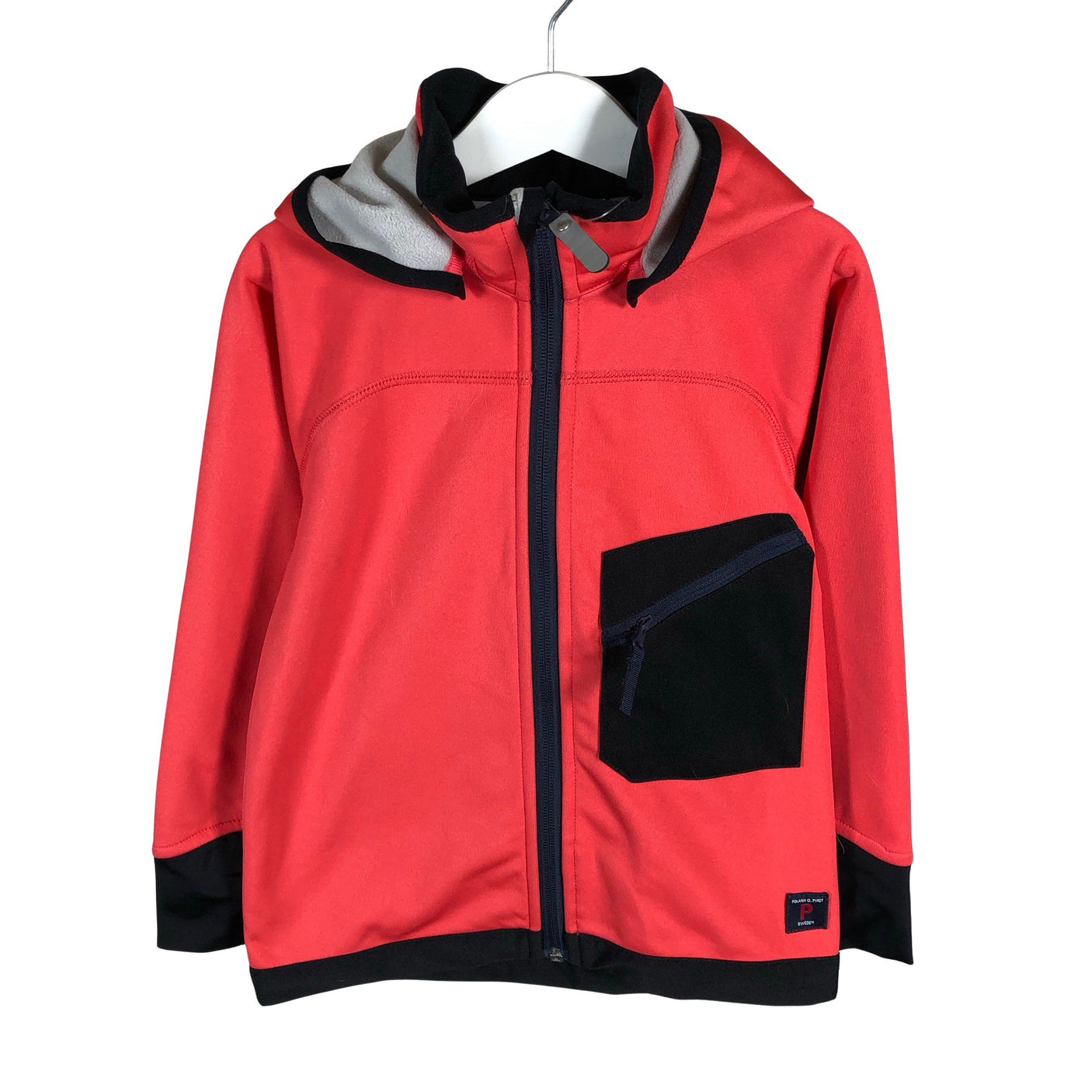 Unisex Polarn O. Pyret - Soft shell jacket, size 104 - 110 - Red (1)