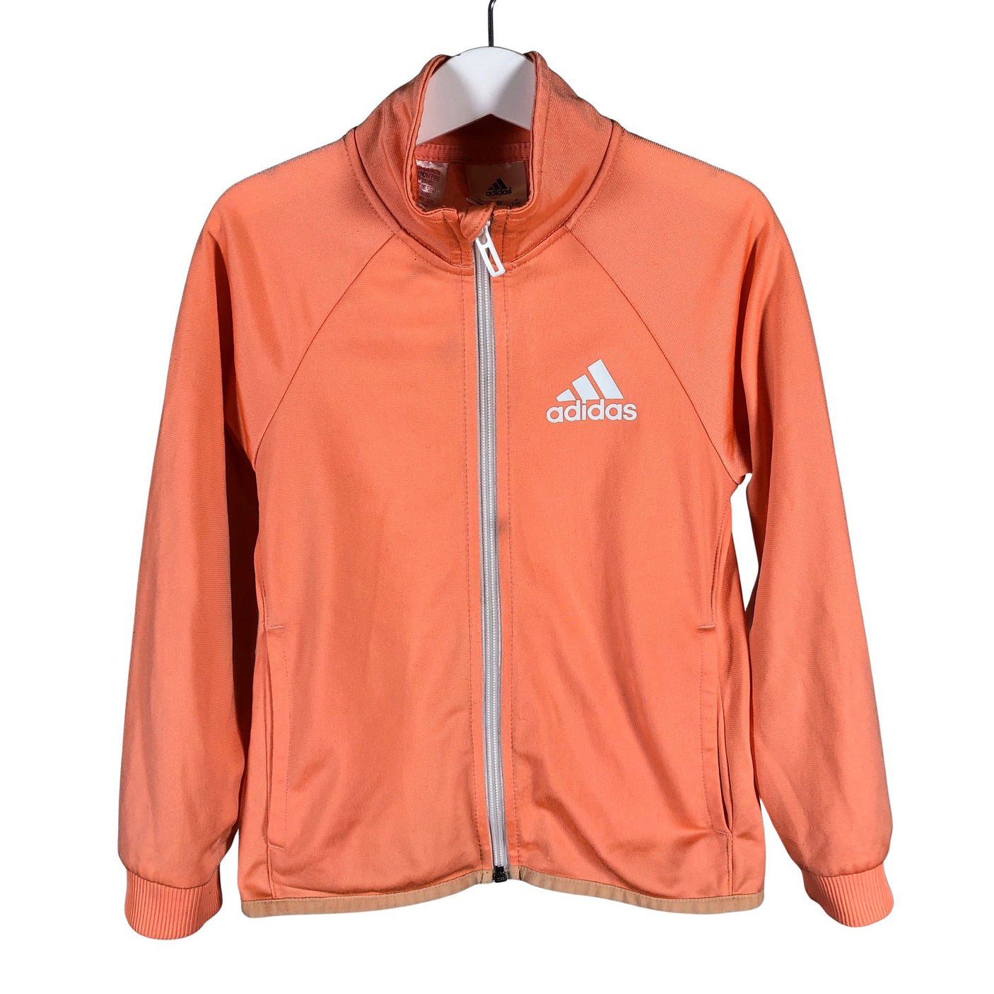 Unisex Adidas - Track jacket, size 122 - 128 - Orange (1)