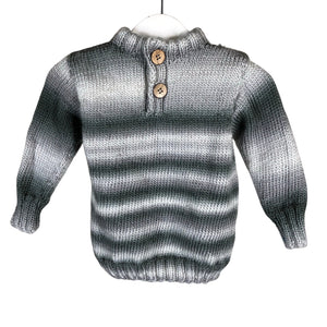 Unisex Handmade - Sweater, size 98 - 104 - Gray (2)