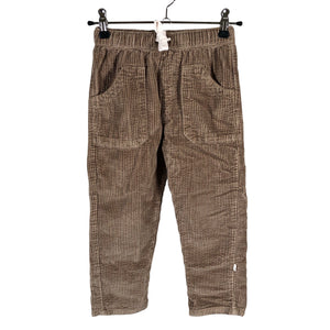 Unisex Easy Peasy - Velvet pants, size 104 - 110 - Brown (1)