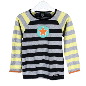 Unisex Villervalla - Tricot shirt, size 104 - 110 - Gray (1)
