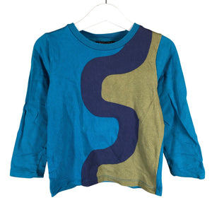 Unisex Marimekko - Tricot shirt, size 98 - 104 - Blue (1)