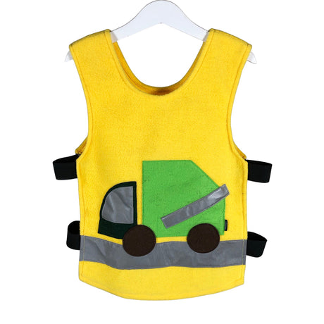 Unisex Vinkee - Fleece vest, size 116 - 122 - Yellow ()