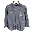 Unisex s.Oliver - Collared shirt, size 104 - 110 - Blue ()