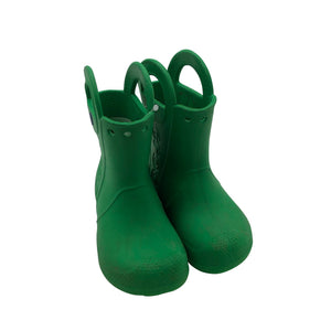 Unisex Crocs - Wellingtons, size 25 - Green (2)