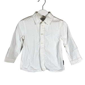 Unisex Polarn O. Pyret - Collared shirt, size 80 - 86 - White (1)