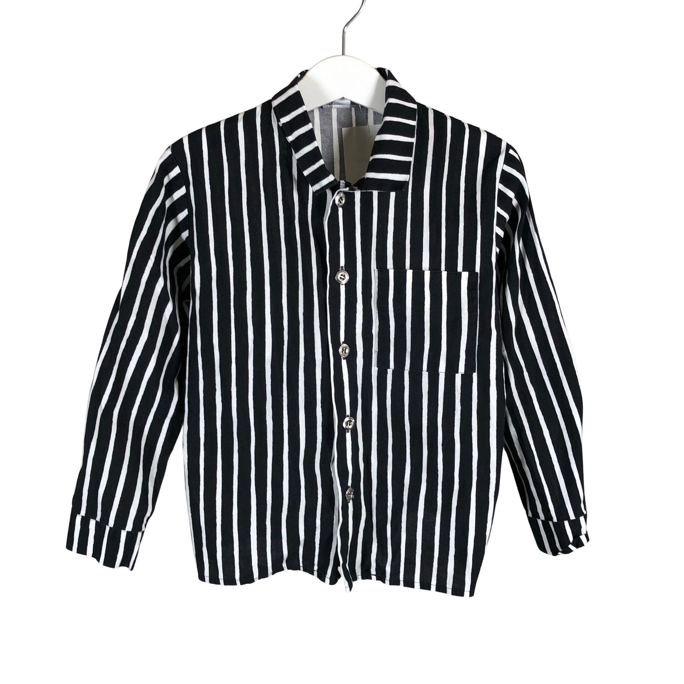Unisex Marimekko - Collared shirt, size 104 - 110 - Black (1)