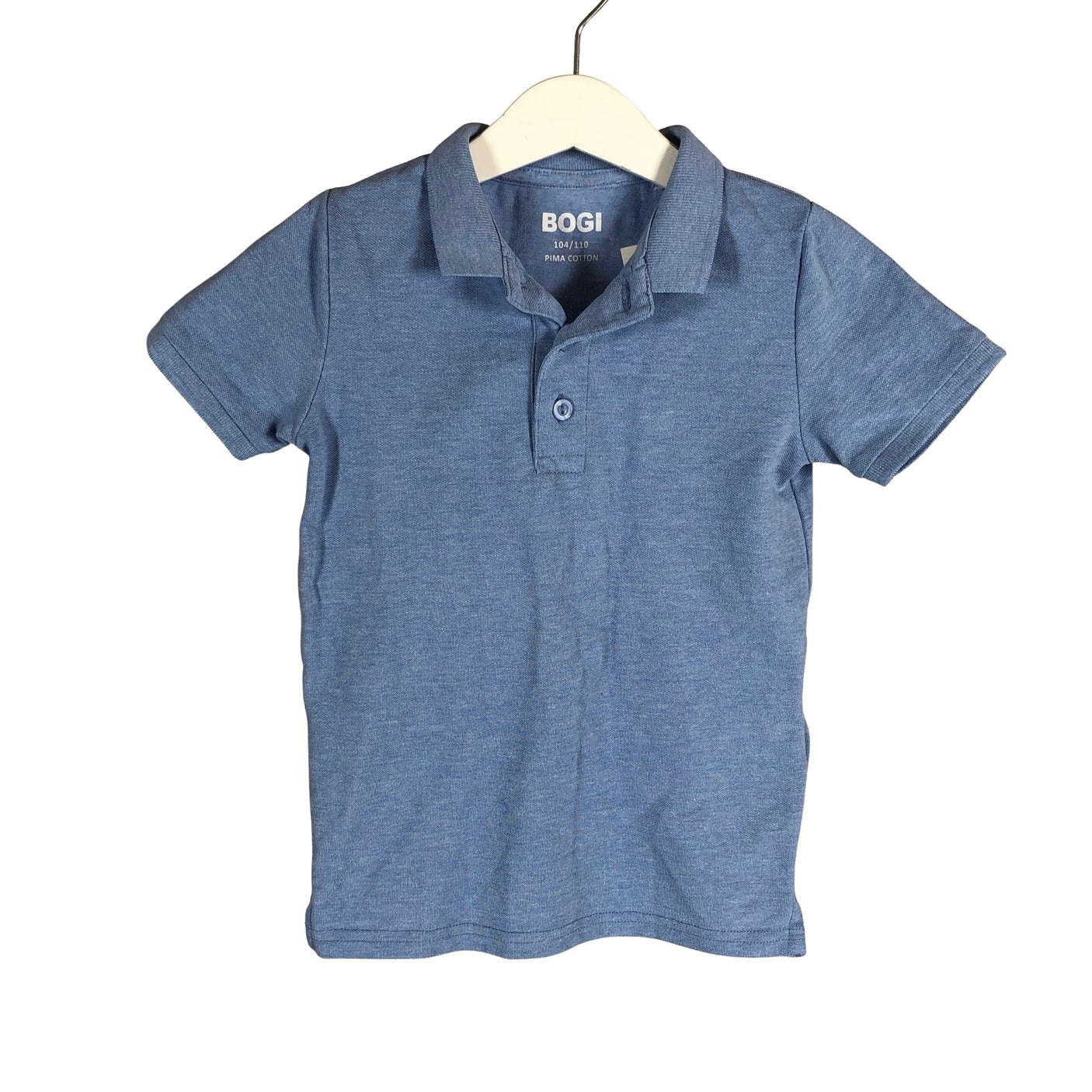 Unisex Bogi - Polo shirt, size 104 - 110 - Light blue (1)