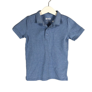 Unisex Bogi - Polo shirt, size 104 - 110 - Light blue (1)