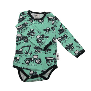 Unisex PaaPii - Body, size 80 - 86 - Green (1)